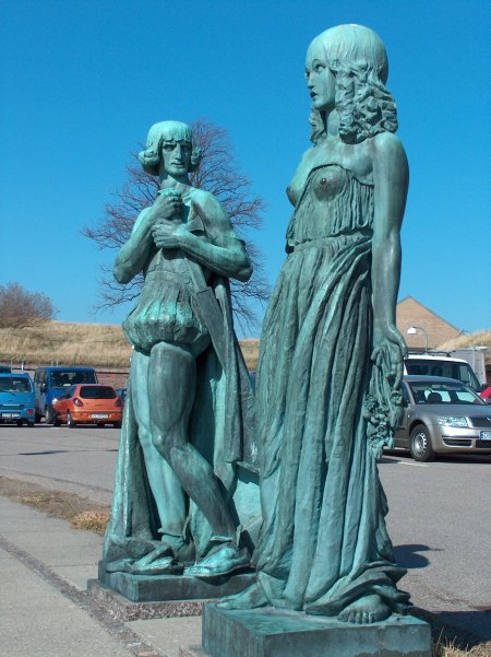Hamlet og Ofelia på Havnepladsen